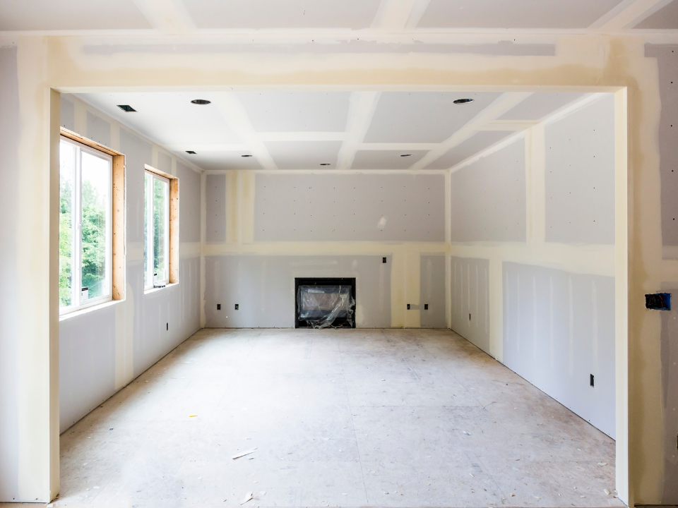 image of before and after cleaning in a living room